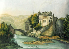 Château de Durbuy fin du 19em. Château de Durbuy fin du 19em.
