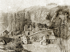 Durbuy, son château et le petit pont par François Bozière Durbuy, son château et le petit pont par François Bozière