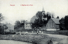 Fanzel - L'église et le pont Fanzel - L'église et le pont