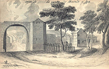 Vue de la Porte de Stavelot à Spa Vue de la Porte de Stavelot à Spa