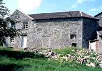 Domaine de la Haisse – Emplacement du chœur de la chapelle Sainte-Madeleine (en 1975). 